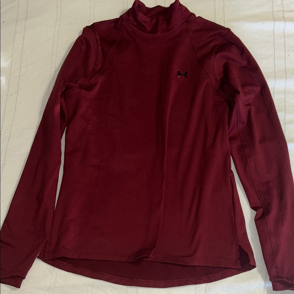 Under Armour Burgundy Long Sleeve Shirt